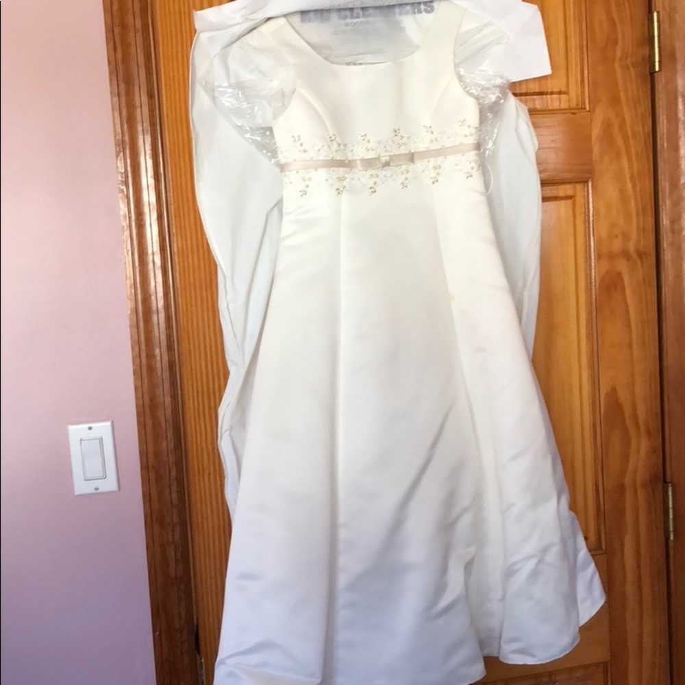 Michael Angelo Toddler girls dress beige